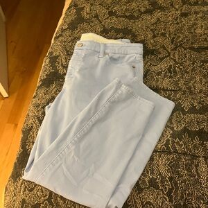 Talbots Light Blue Slim Ankle Pants